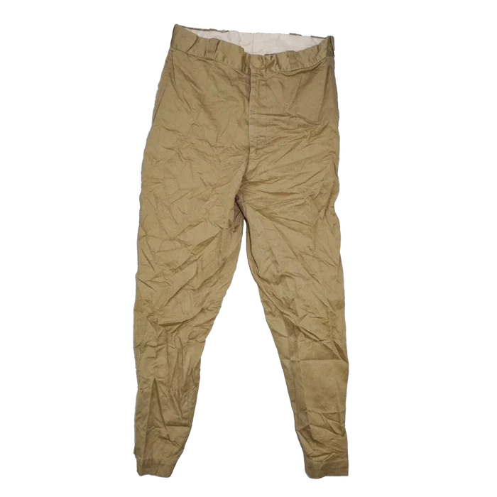 US Army 1960s Khaki Chino Trousers - 32x29, Medium - US Army Surplus - Dress Trousers