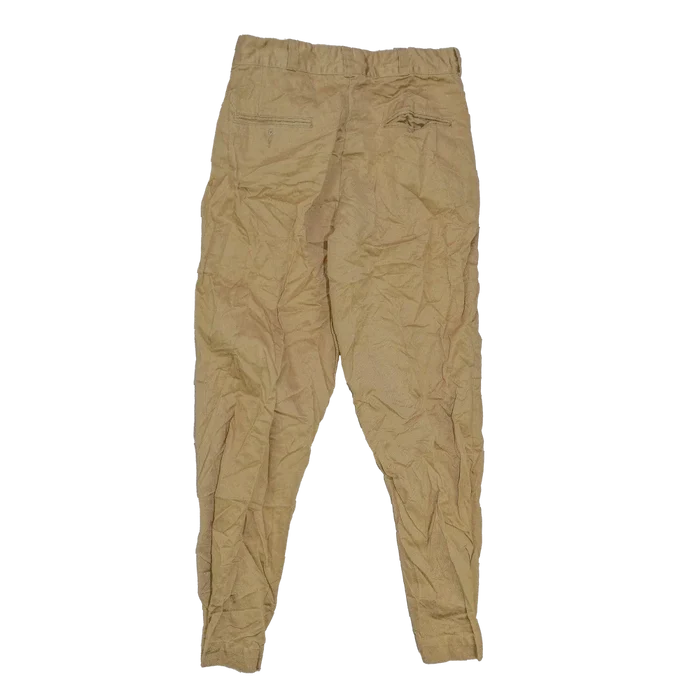 US Army 1960s Khaki Chino Trousers - 32x29, Medium - US Army Surplus - Dress Trousers