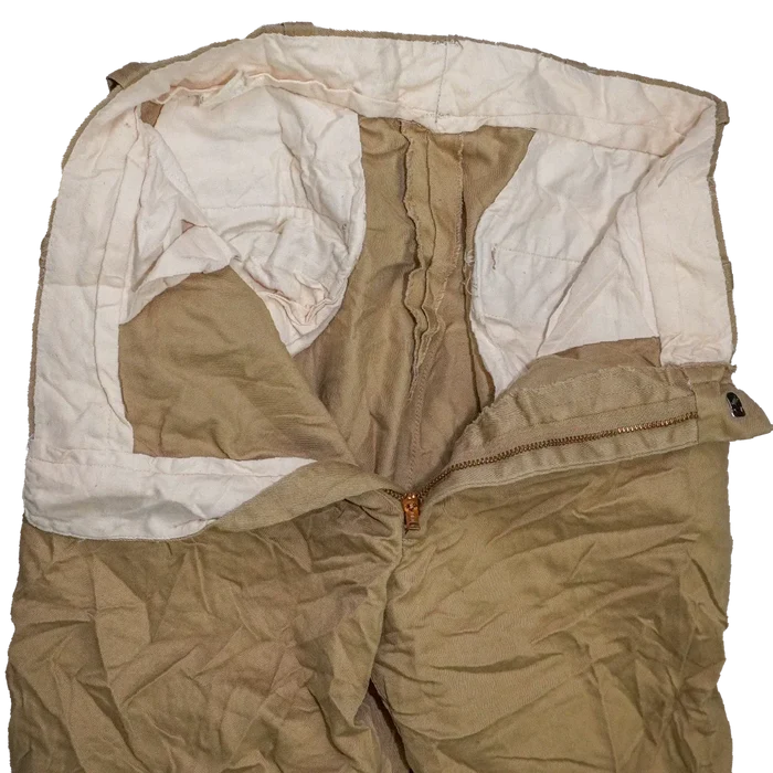 US Army 1960s Khaki Chino Trousers - 32x29, Medium - US Army Surplus - Dress Trousers