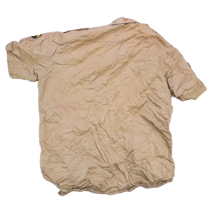 US Army 1960s Khaki Short Sleeve Shirt - Small - US Army Surplus - Service Shirts