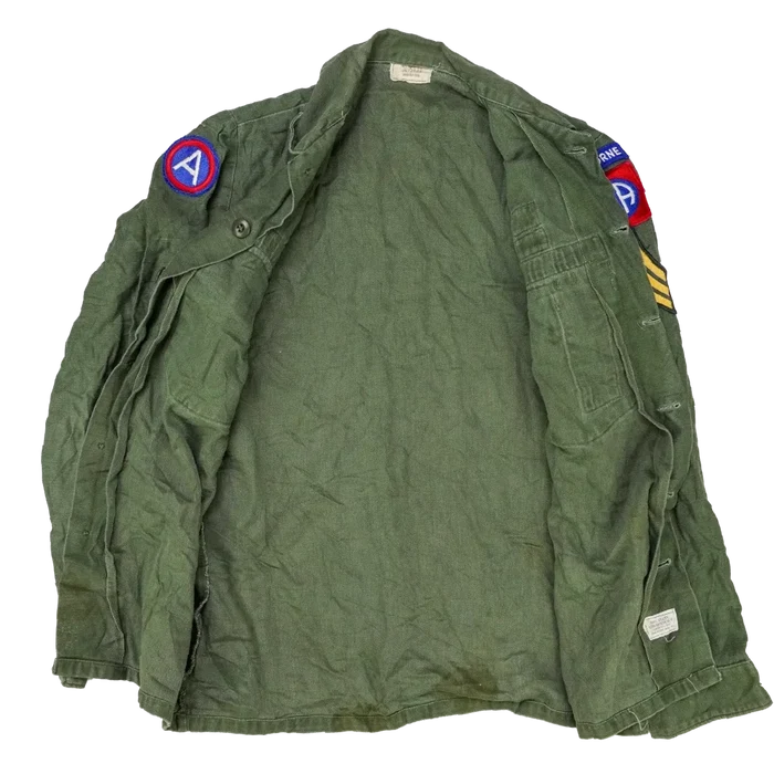 US Army 82nd Airborne OG-107 Utility Shirt - 14.5x33, Small - US Army Surplus - Field Shirts