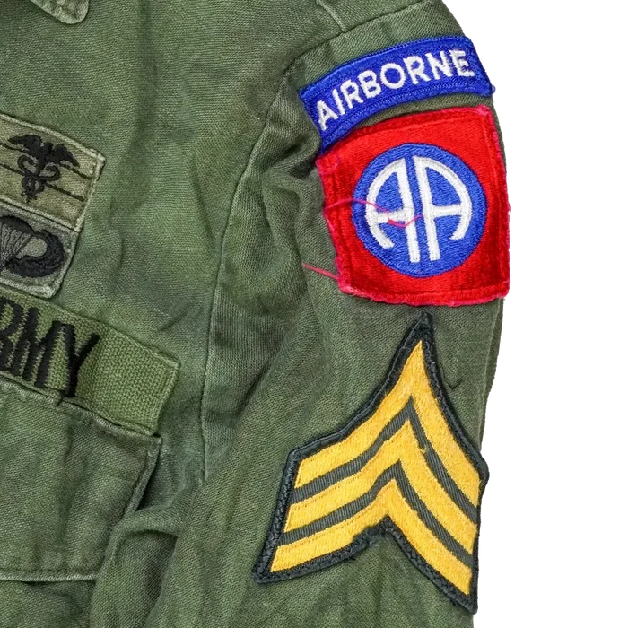 US Army 82nd Airborne OG-107 Utility Shirt - 14.5x33, Small - US Army Surplus - Field Shirts