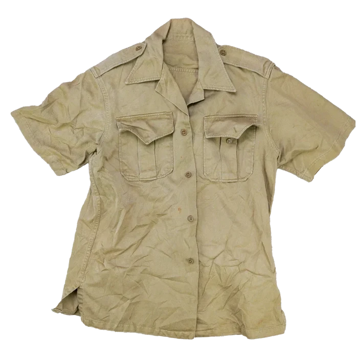 US Army Khaki Short Sleeve Shirt - Small - US Army Surplus - Service Shirts