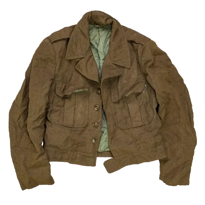 US Army M-1950 Wool Ike Jacket - 38R, Medium - US Army Surplus - Field Jackets