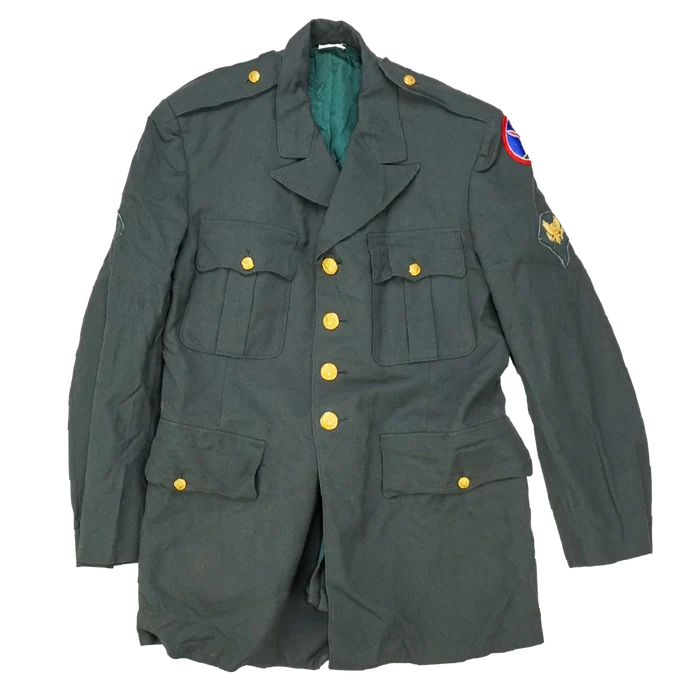 US Army Wool Service Dress Jacket - 41R, Large - US Army Surplus - Field Jackets