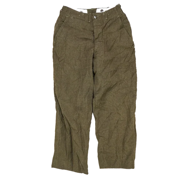 US M-1945 Wool Trousers - 31x26, Small - US Army Surplus - Dress Trousers