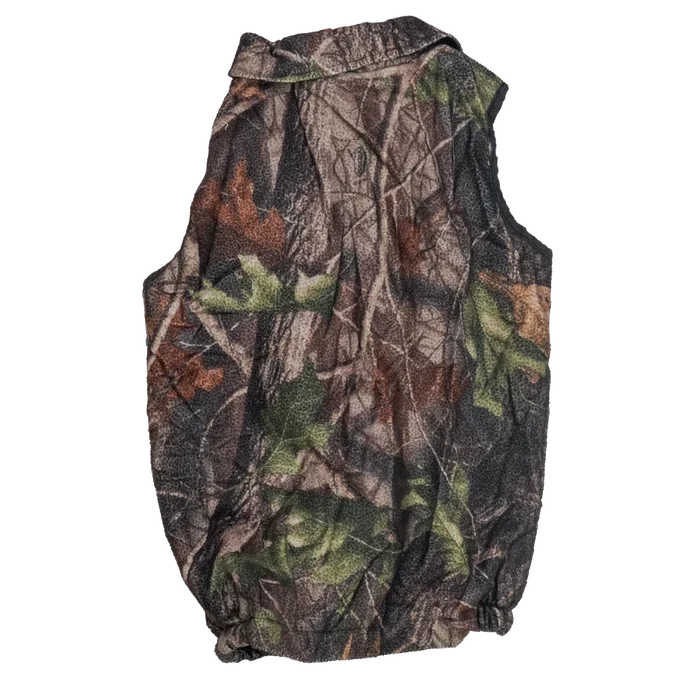 US Made Realtree Kids Fleece Vest - Medium - Army & Outdoors - Vests