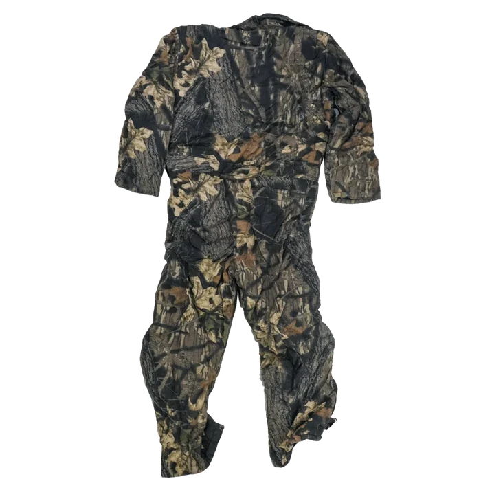 US Made Wolf Mountain Camo Lined Coveralls - Medium - Army & Outdoors - Overalls