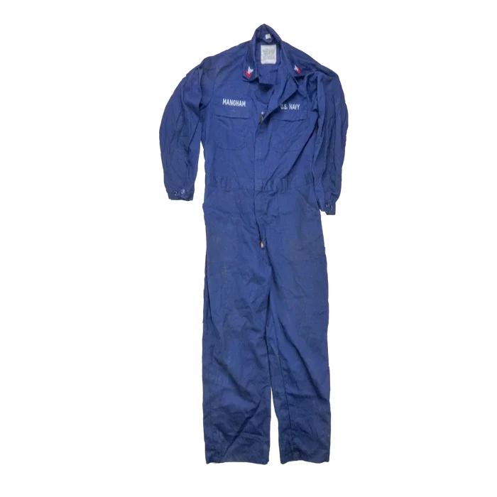 US Navy Blue Utility Overalls - 44L, Large - US Navy Surplus - Overalls
