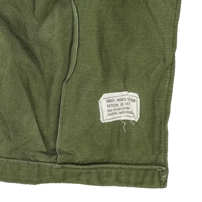 US Navy OG-107 Short Sleeve Utility Shirt - 15.5x33, Medium - US Navy Surplus - Field Jackets