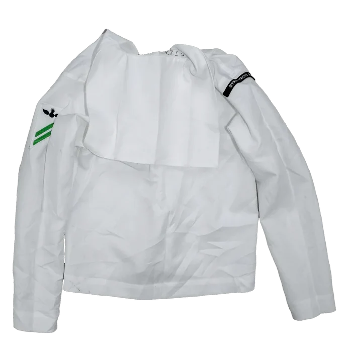 US Navy Women's White Middy Shirt - 8R, Small - US Navy Surplus - Service Shirts