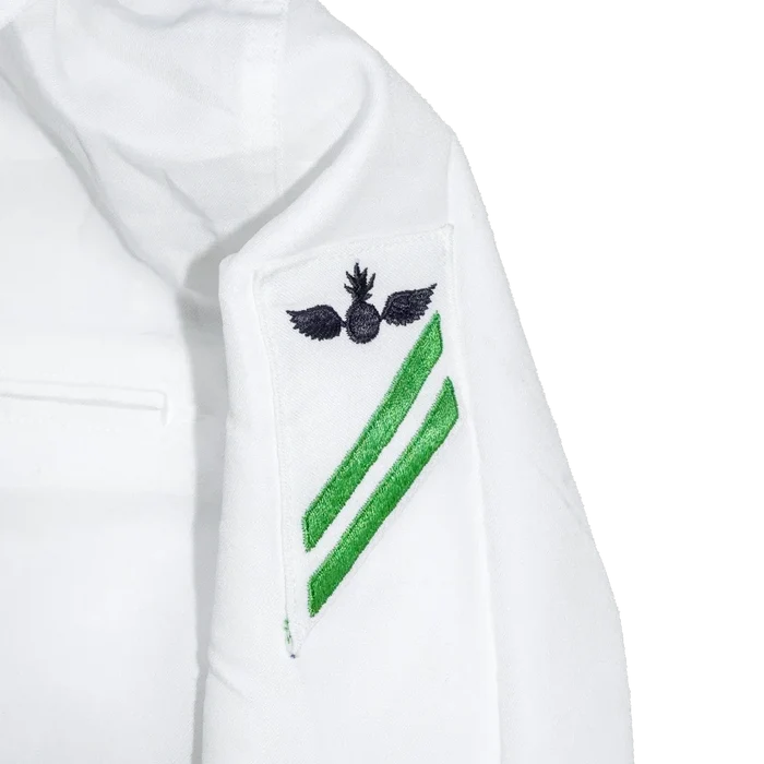 US Navy Women's White Middy Shirt - 8R, Small - US Navy Surplus - Service Shirts