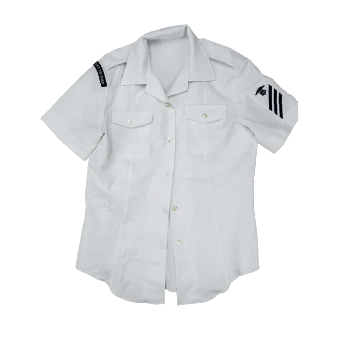 US Navy Women's White Service Shirt - 36, Medium - US Navy Surplus - Service Shirts