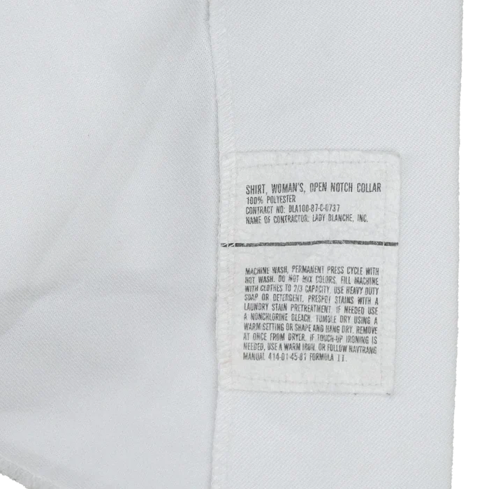 US Navy Women's White Service Shirt - 36, Medium - US Navy Surplus - Service Shirts