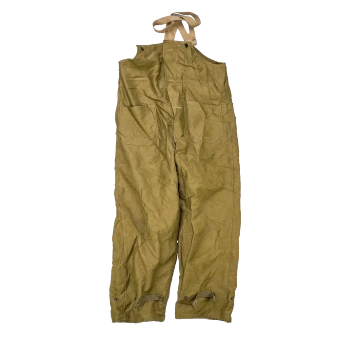 US Navy WW2 Cold Weather Bib Overalls - Large - US Navy Surplus - Overalls