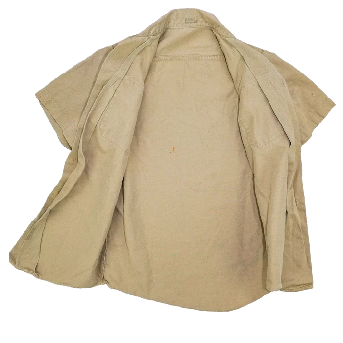 USGI 1950s Khaki Short Sleeve Shirt - XSmall - US Army Surplus - Service Shirts