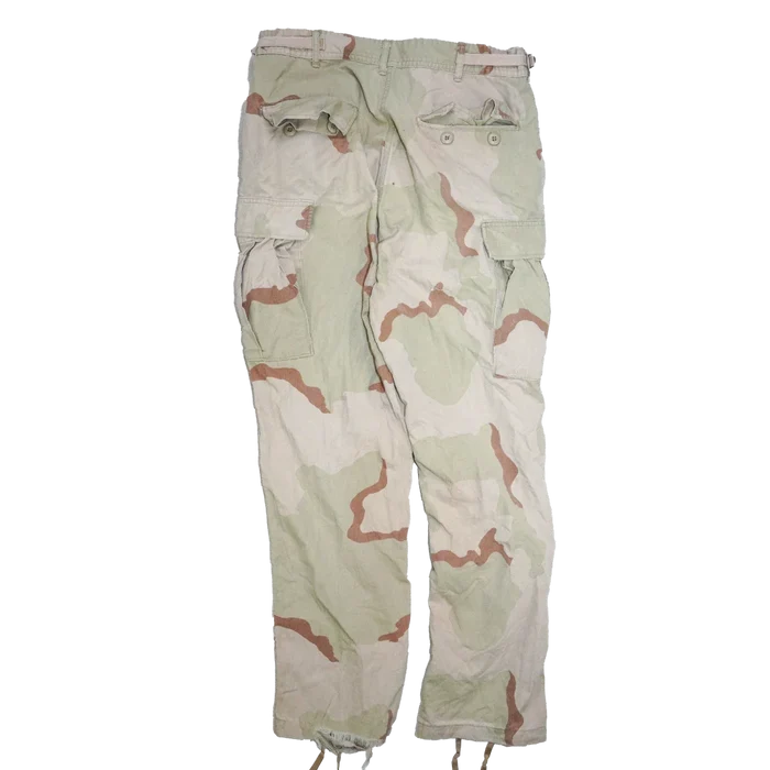 USGI 3 Colour Desert Trousers - Medium Long - US Army Surplus - Combat Trousers