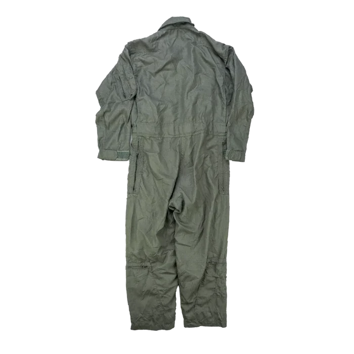USGI CWU-27/P Olive Flyers Coveralls - 38S, Medium - US Army Surplus - Overalls