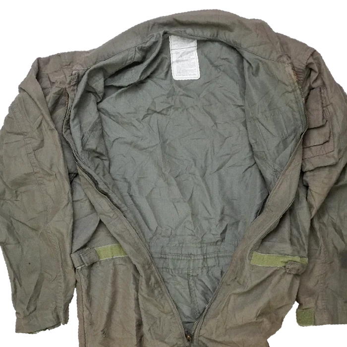 USGI CWU-27/P Olive Flyers Coveralls - 40R, Medium - US Army Surplus - Overalls