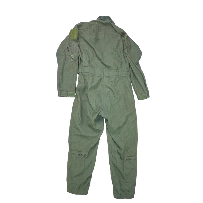 USGI CWU-27/P Olive Flyers Coveralls - 42R, Large - US Air Force Surplus - Overalls