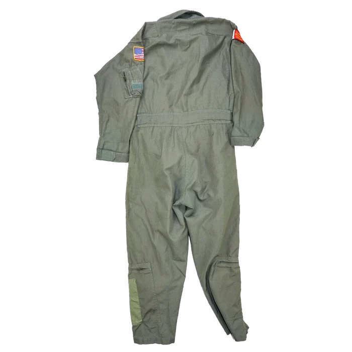 USGI CWU-27/P Olive Flyers Coveralls - 42S, Large - US Air Force Surplus - Overalls