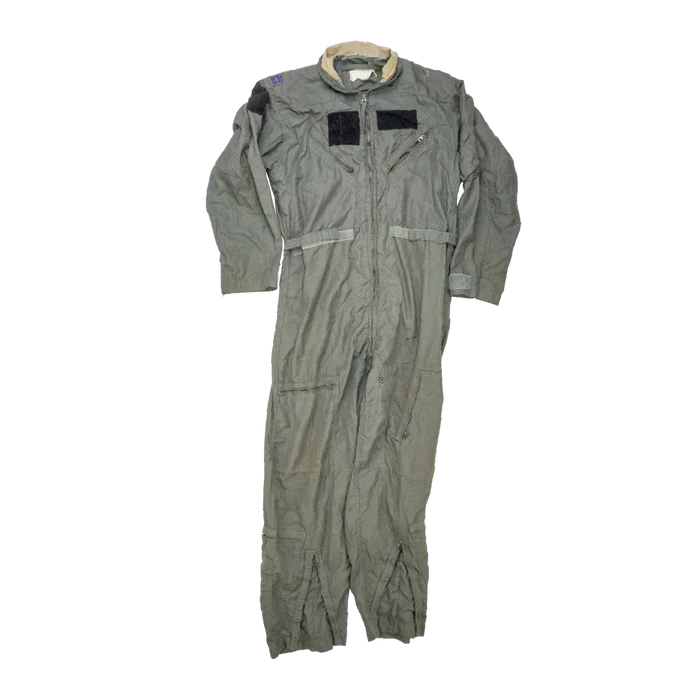 USGI CWU-27/P Olive Flyers Coveralls - 44R, XLarge - US Air Force Surplus - Overalls