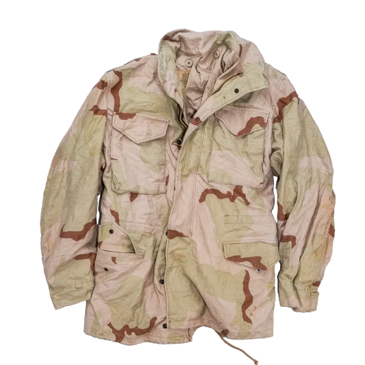 USGI M65 3 Colour Desert Jacket - Small Long - US Army Surplus - Field Jackets
