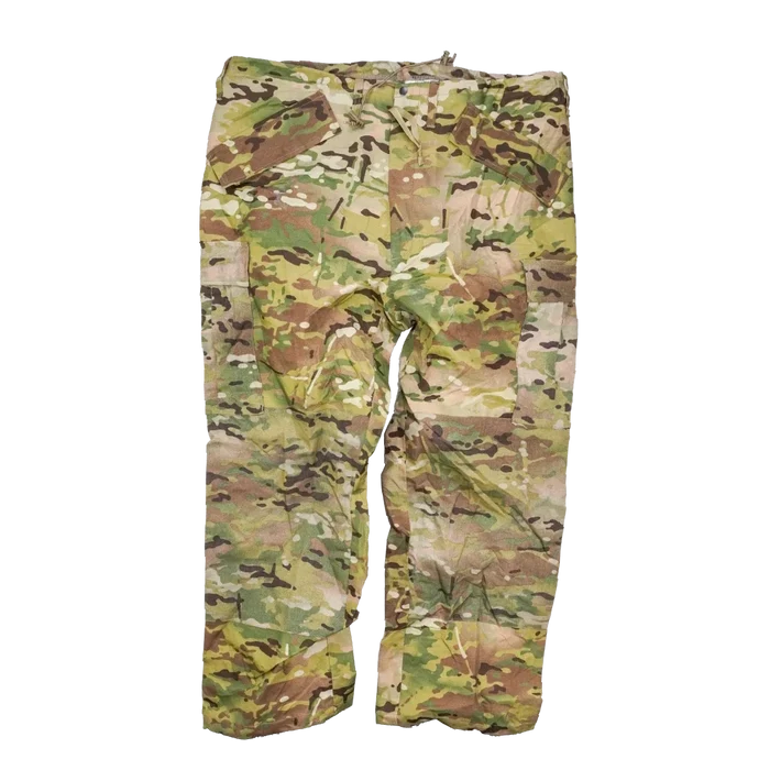 USGI Multicam APECS Wet Weather Trousers - Large Regular - US Army Surplus - Rain Trousers