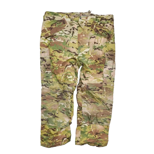 USGI Multicam APECS Wet Weather Trousers - Large Regular - US Army Surplus - Rain Trousers