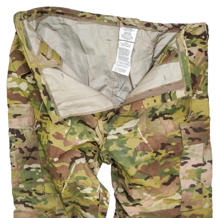 USGI Multicam APECS Wet Weather Trousers - Large Regular - US Army Surplus - Rain Trousers