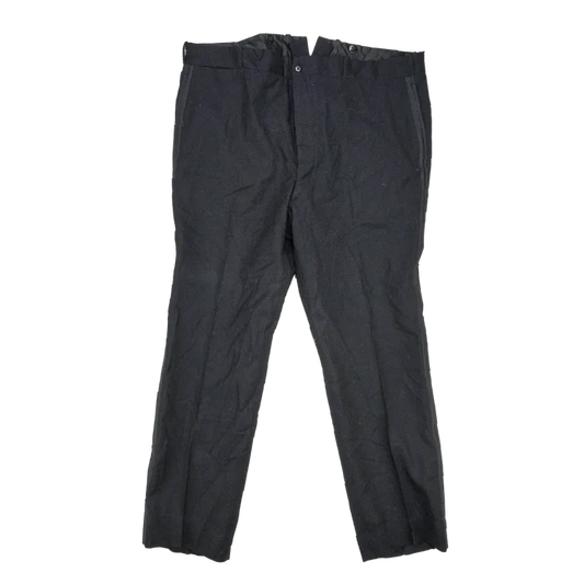 USGI Officers Black Mess Dress Trousers - 42x30 - X Large - US Army Surplus - Dress Trousers