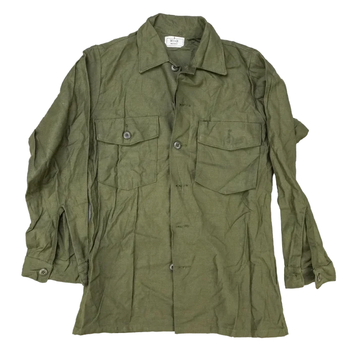 USGI OG-107 Utility Shirt - 14.5x31, Small, Item 2 - US Army Surplus - Field Shirts
