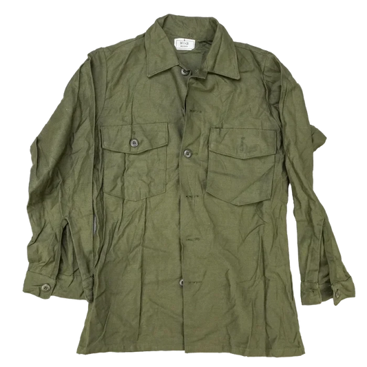 USGI OG-107 Utility Shirt - 14.5x31, Small, Item 2 - US Army Surplus - Field Shirts