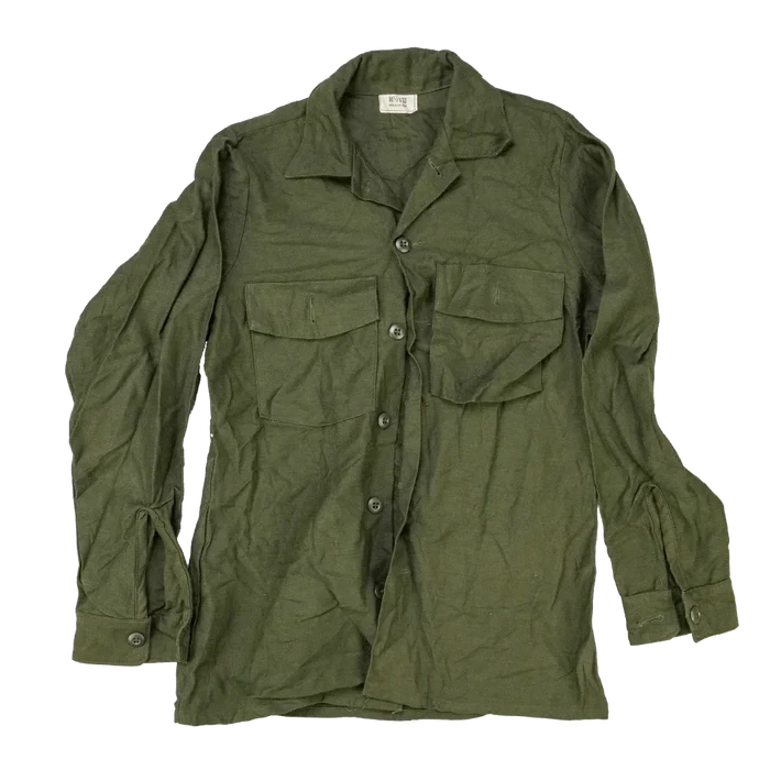 USGI OG-107 Utility Shirt - 14.5x33, Small - US Army Surplus - Field Shirts