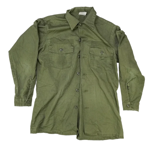 USGI OG-107 Utility Shirt - Medium - US Army Surplus - Field Shirts