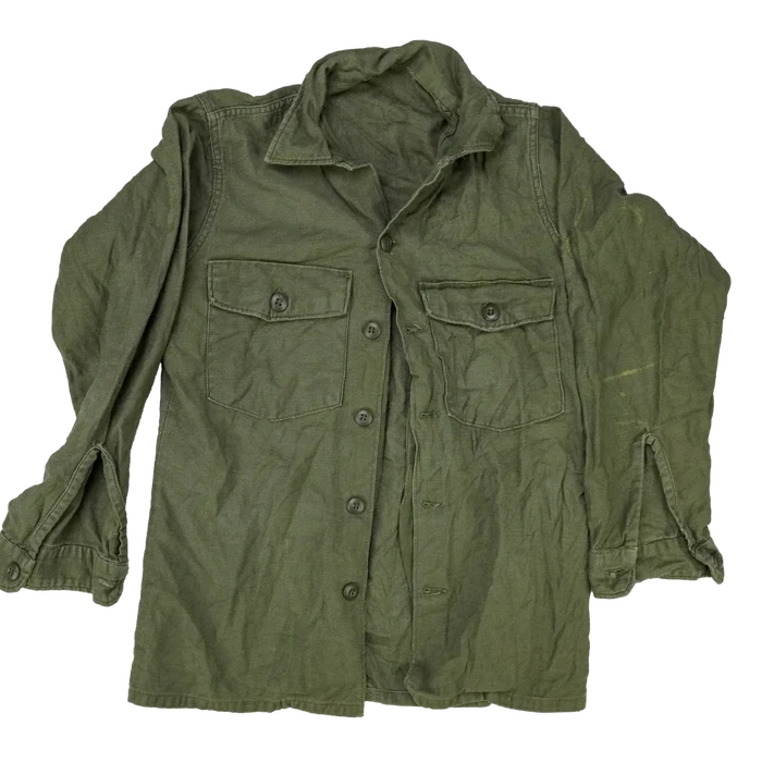 USGI OG-107 Utility Shirt - Small - US Army Surplus - Field Shirts