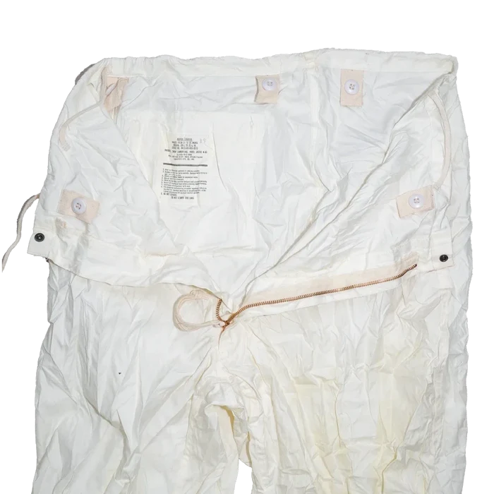 USGI Snow Camouflage M-65 Overtrousers - Medium Regular - US Army Surplus - Combat Trousers