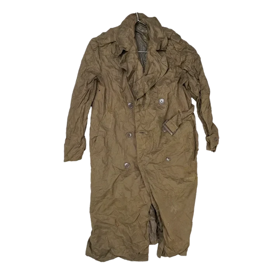 USGI Taupe Shade No. 179 Nylon Raincoat - 38R, Medium, Item 2 - US Army Surplus - Rain Jackets