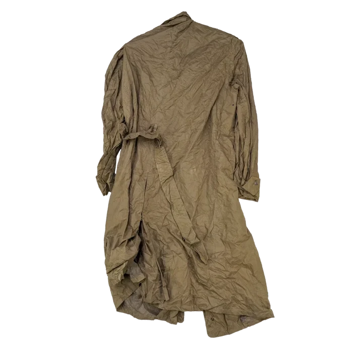 USGI Taupe Shade No. 179 Nylon Raincoat - 38R, Medium, Item 2 - US Army Surplus - Rain Jackets