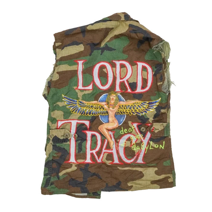 USGI Woodland Modified BDU Shirt w/ Graffiti and Lord Tracy Logo - XSmall - Army & Outdoors - Field Shirts