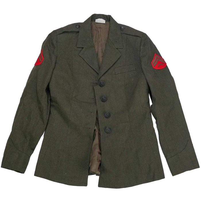 USMC Women's Green Service Dress Jacket - 8, Small - USMC Surplus - Dress Jackets