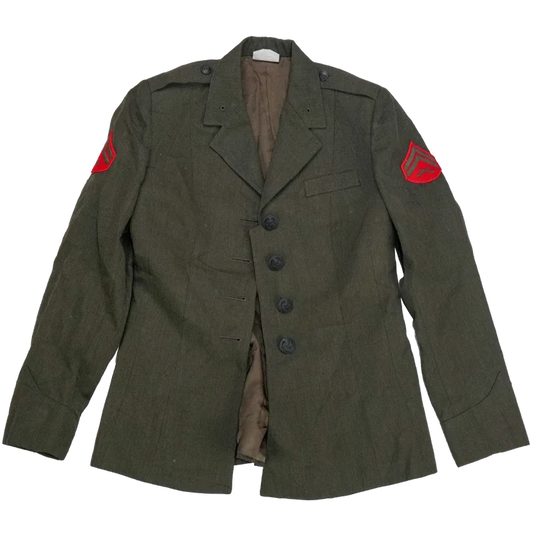 USMC Women's Green Service Dress Jacket - 8, Small - USMC Surplus - Dress Jackets