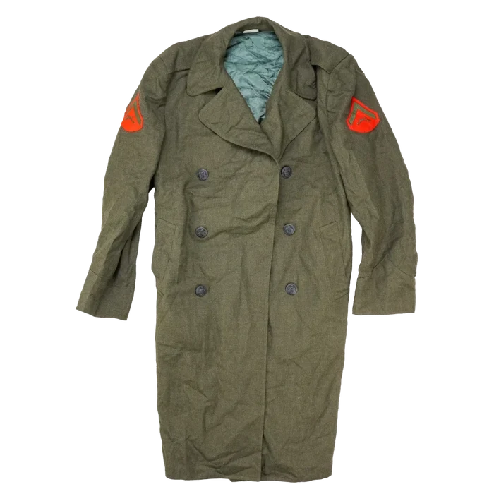 USMC Wool Overcoat - 40S, Medium - USMC Surplus - Great Coats