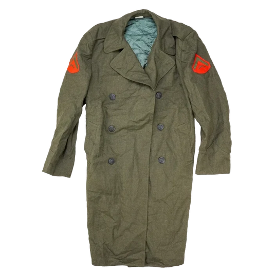 USMC Wool Overcoat - 40S, Medium - USMC Surplus - Great Coats
