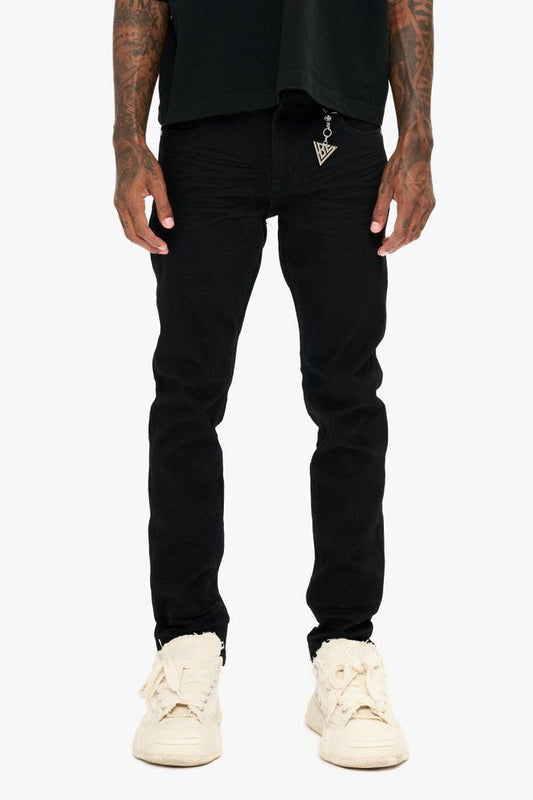 Valabasas "Mr. Slim" Jet Black Jeans