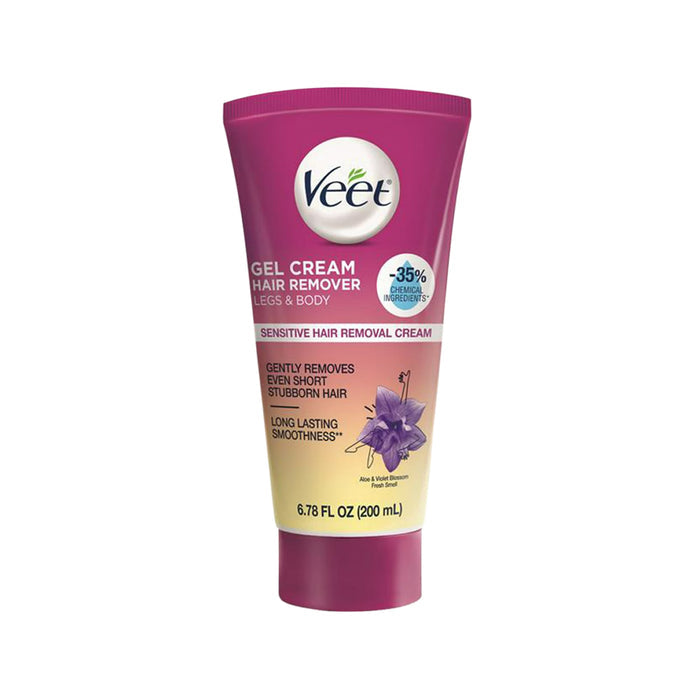 Veet Hair Removal Gel Cream Sensitive with Aloe – 6.78 oz – 4 Pack