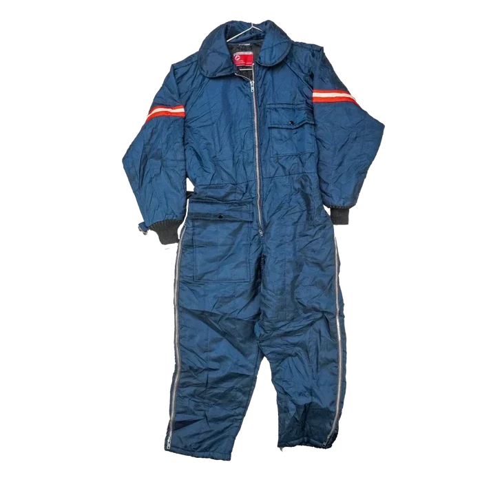 Vintage JCPenney Insulated Snowmobile Coveralls - Large - Army & Outdoors - Overalls