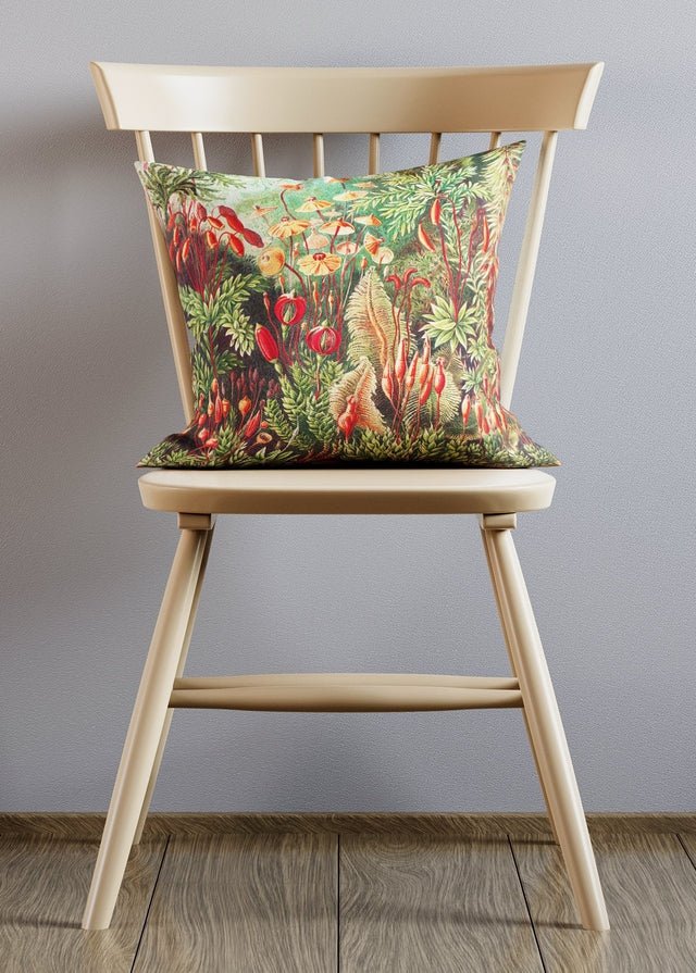 Vintage Mushroom Forest Cushion