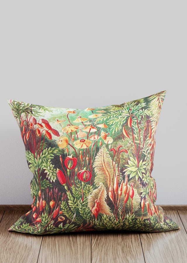 Vintage Mushroom Forest Cushion