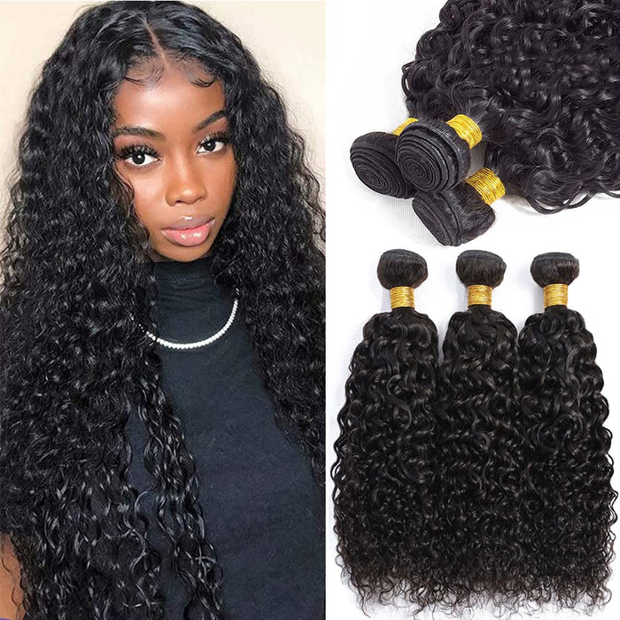 Virgin Hair Natural Color Kinky Curly Bundle